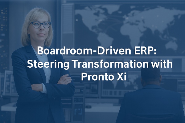 ERP yang Dipimpin oleh Dewan Direksi: Cara Pronto Xi Menggapai Transformasi Nyata