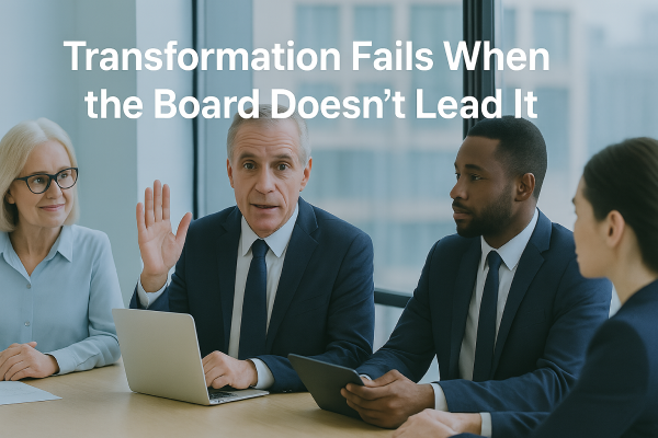 Transformation Fails When the Board Doesn’t Lead It