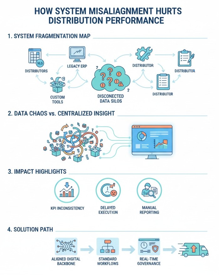 How System Misalignment Hurts Distribution Performance