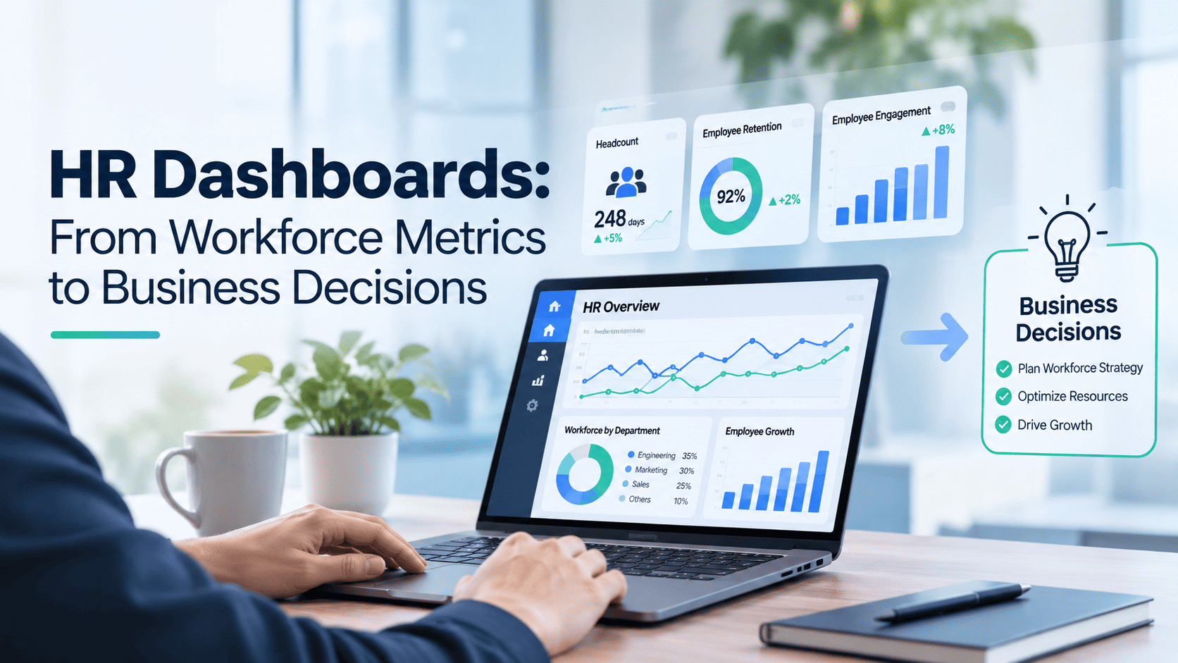 HR Dashboards: From Workforce Metrics to Business Decisions